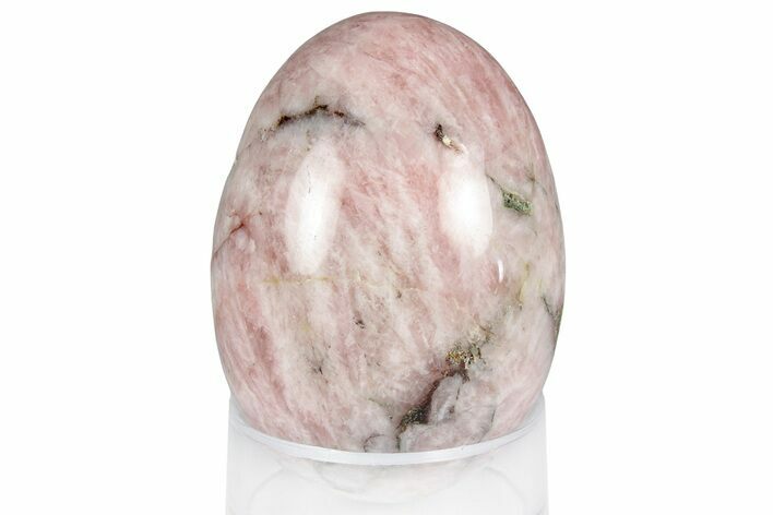 Polished Strawberry Quartz Egg - South Africa #356311